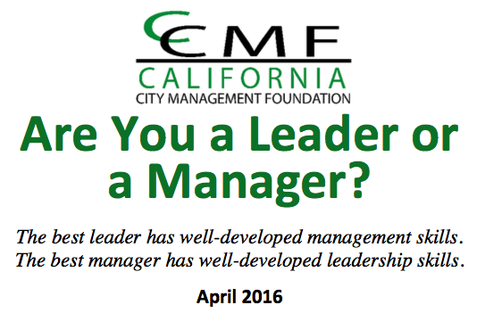 Are You a Leader or Manager?