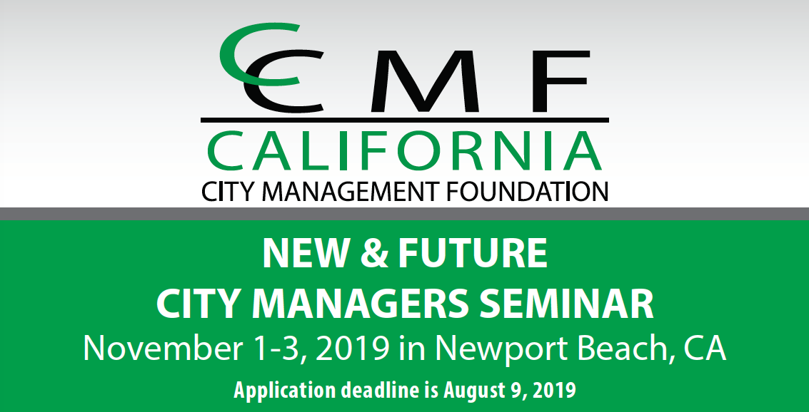 2019 New and Future City Managers Seminar info