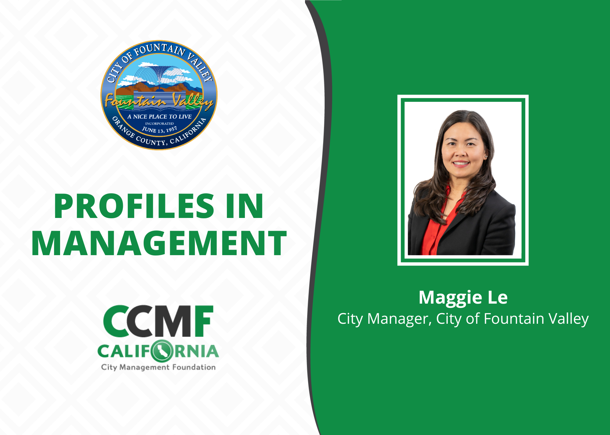 Profiles in Management - Maggie Le